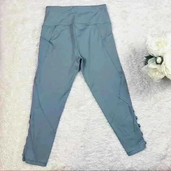 Victoria Sport Knockout Gray Thick Band Athletic Supportive Ankle Legging Size S - Picture 6 of 13